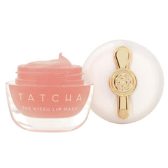 Tatcha Kissu Lip Mask overnight ritual demonstrates soothing hydration while you sleep.