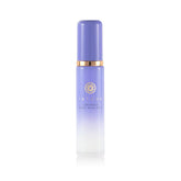 Tatcha Luminous Dewy Skin Mist bottle closeup shows radiant hydration for makeup-ready skin.