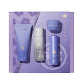 TATCHA Rice Wash foam application for clean, hydrated skin during morning routine.