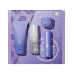 TATCHA Rice Wash foam application for clean, hydrated skin during morning routine.