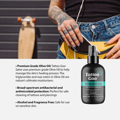 Tattoo Goo packaging and logo signals cruelty-free tattoo care you can trust