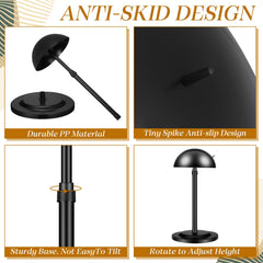 Tatuo hat-display-stand shows versatile use for hats or cosplay display