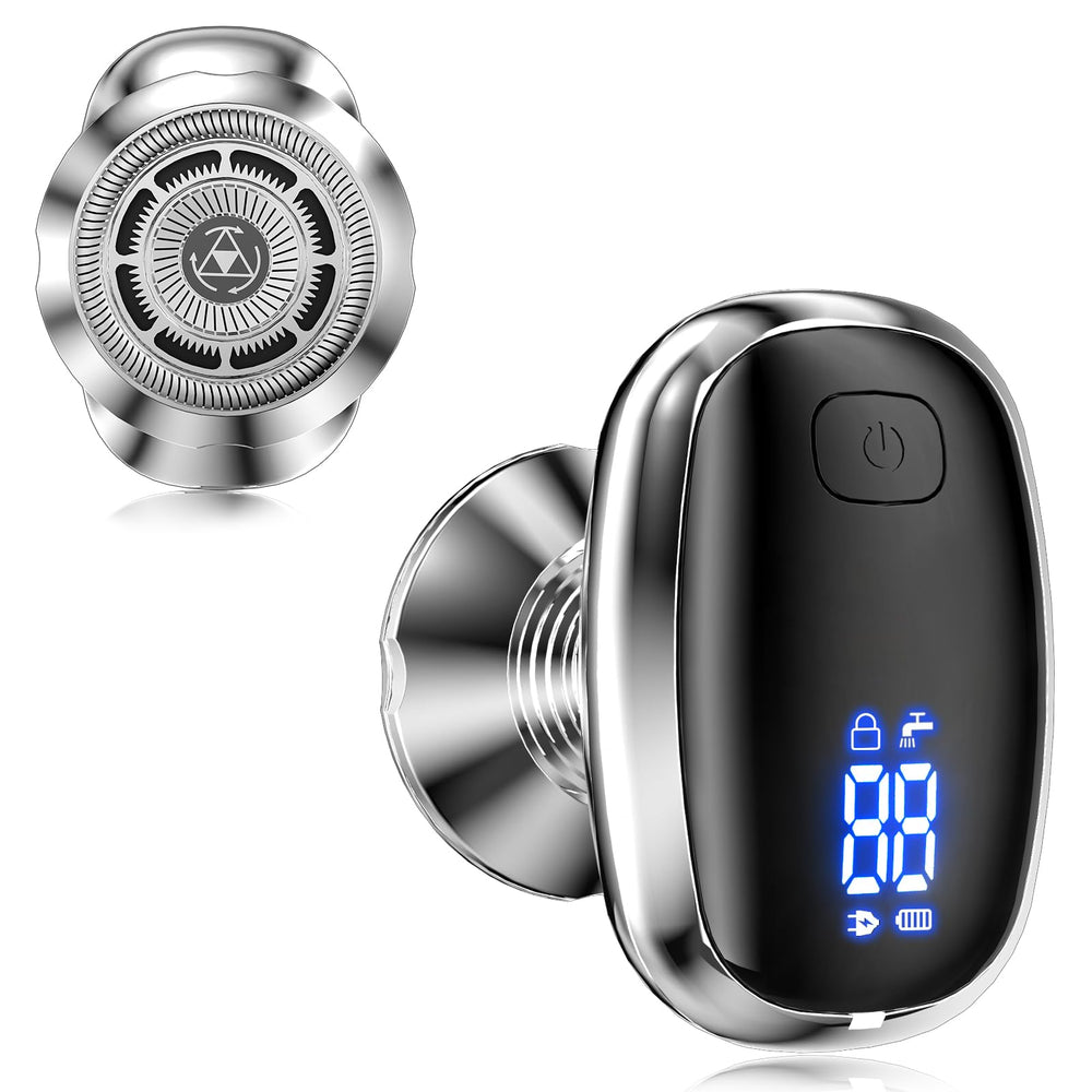 TAYAYO electric razor with 3-ring blade head delivers smooth leg shaving.