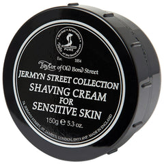Taylor of Old Bond Street Jermyn Street shaving cream in a bowl for a smooth, rich lather ritual