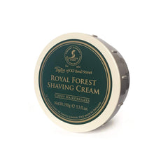 Taylor of Old Bond Street forest shaving cream bowl ready for a rich, protective lather.