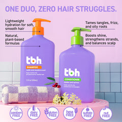 TBH shampoo lather closeup highlighting creamy texture and beachy fragrance