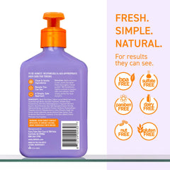 TBH Teen & Kids Shampoo lather closeup highlights creamy texture and detangling