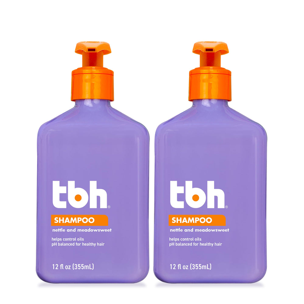 TBH Teen & Kids Shampoo bottle closeup showing gentle tween-friendly packaging for easy washes.