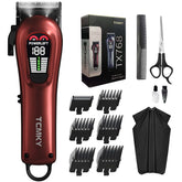 TCMKY hair clippers cordless and corded for flexible home grooming options.