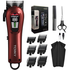 TCMKY hair clippers cordless and corded for flexible home grooming options.