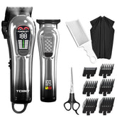 TCMKY hair clippers set front view for professional home haircut convenience