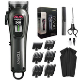TCMKY hair clippers silver body for precision home grooming