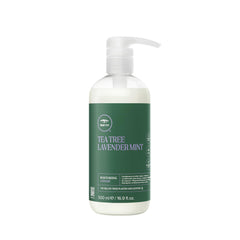 Tea Tree Lavender Mint Moisturizing Cowash bottle demonstrates a hydrating formula for coarse hair