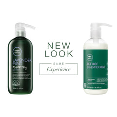 Tea Tree Lavender Mint Moisturizing Cowash pours to reveal creamy no-lather texture