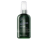 Tea Tree Lavender Mint Overnight bottle pour demonstrates easy nightly hydration for dry hair