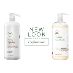 Tea Tree Regeniplex Shampoo pump closeup shows gentle cleansing and scalp revitalization