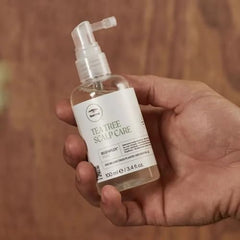 Tea Tree Regeniplex tonic closeup of ingredients highlights Kakadu plum and ginseng benefits.