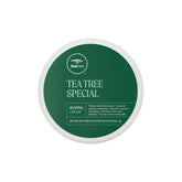 Tea Tree Shaping Cream bottle pour shows easy application for long lasting hold