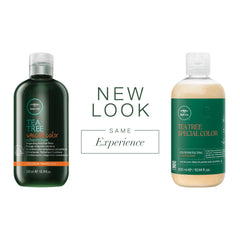 Tea Tree Special Color Conditioner pump highlights detangling and peppermint tingle