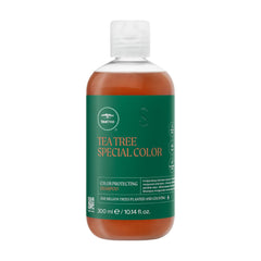 Tea Tree Special Color Shampoo packaging highlighting color protection benefits