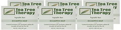 Tea Tree Therapy bar soap eucalyptus bars highlights 2% tea tree oil for skin comfort.