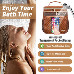 Tealari bag with breathable mesh panel highlights quick dry design for damp essentials