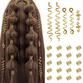 TEBIEKOY 26pcs gold hair accessories set for versatile daily styling.