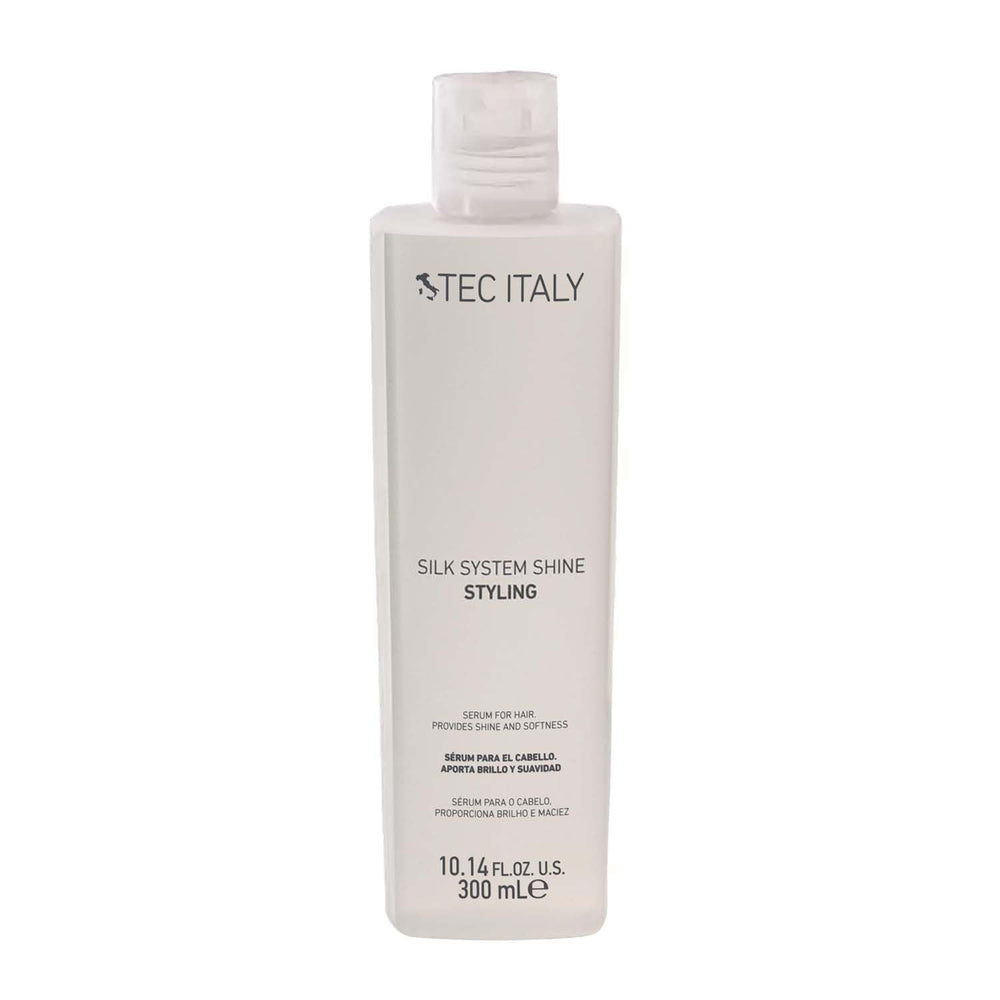 TEC Italy Silk System Shine bottle with salon-grade shine and smooth finish.