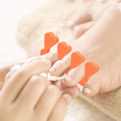 Tecbeauty separadores de dedos de colores divertidos, ideal para arte de uñas.