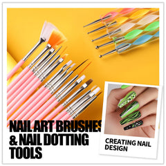 Teenitor nail art-sticker-pack with assorted designs for quick decoration.