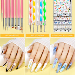 Teenitor brushes: precise tools for smooth, clean nail art application.