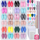 Teenitor press-on nails almond set delivers salon-ready nails at home with natural almond shape.