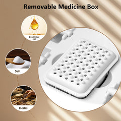 teepten collapsible foot spa folded compactly for storage or travel
