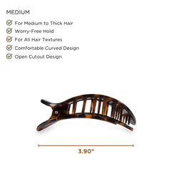 Teleties flat round clip during yoga demonstrates secure, comfortable grip