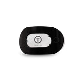 Teleties small flat round clip with strong grip for thin to medium hair