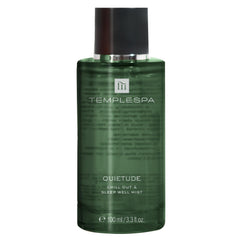 TEMPLESPA QUIETUDE bottle pour captures calming aroma for a tranquil evening ritual