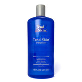 Tend Skin Solution bottle close-up for post-shaving care and smoother skin.