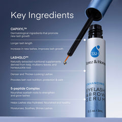 TEREZ & HONOR eyebrow serum applicator close-up for precise brow treatment