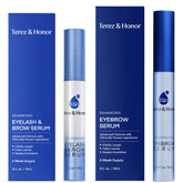 TEREZ & HONOR natural eyelash serum bottle close-up for fuller-looking lashes