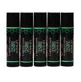 Terra Lotus lip balm tube mint shows mint scented hydration for soft lips on the go