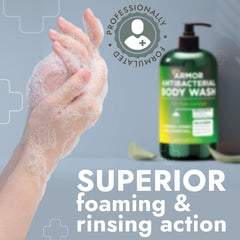 Terramed Just Think Comfort close-up shows manuka honey and charcoal for cleansing and pore balance.