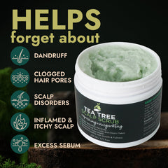 Terramed Just Think Comfort Tea Tree Oil ingredients close-up highlighting antifungal botanicals.