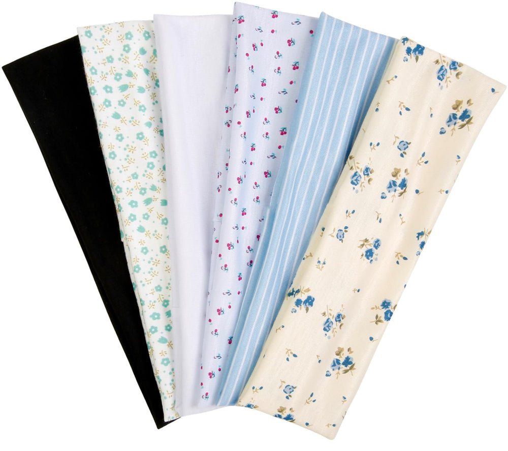 TERSE boho headbands floral design for women keeps hair in place during everyday wear.