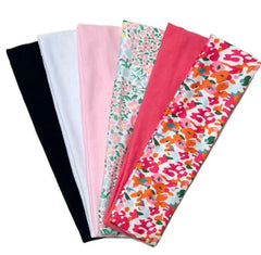 TERSE headbands floral print for secure, stylish workout and all-day wear