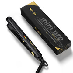 Terviiix mini flat iron short-hair compact for quick root touch-ups on the go.