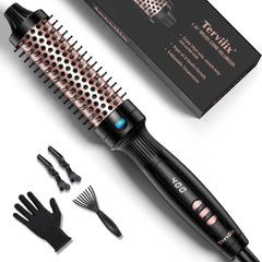 Terviiix 1.25-inch thermal brush root-volume lifts hair with natural body.