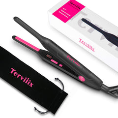 Terviiix Pencil Flat Iron compact design for easy travel styling