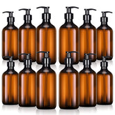 Tessco for you amber dispenser 12-pack front view—organized bathroom storage.
