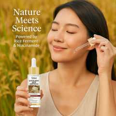 Tetea Peel Shot Glow Black Rice Ampoule bottle focused on pore care.