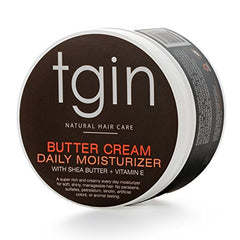 tgin Butter Cream Daily Moisturizer close-up with shea butter texture for deep hydration